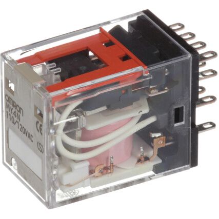 Power Relay, Miniature With Operation Indicator, 110/120AC (S)