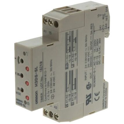 Timer Relay, Multi-Function, Screw, 0.1 s → 120 h, 1 Contacts, SPDT