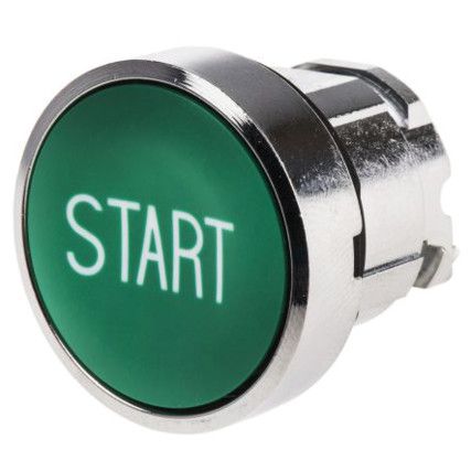 Push Button, Green Head Only, Marked "START", For Harmony XB4