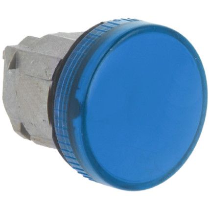 Pilot Light, Head Only, Blue, For BA9 Bulbs