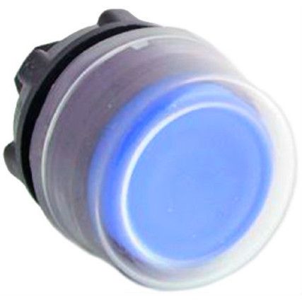 Harmony ZB5AP6 Blue Projecting Head with Clear Boot