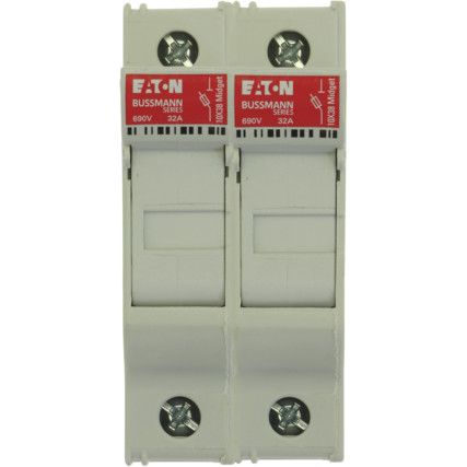 CHM2DU 30AMP 2POLE FUSE HOLDER 10.3x38 600V AC