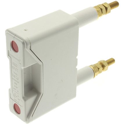 RS20P-GWH 20AMP FUSE HOLDER BACK STUD CONNECTED  660V AC