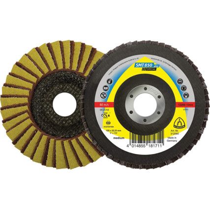 SMT850 Combi Flap Discs, 60/Coarse, 115mm, Pack of 5