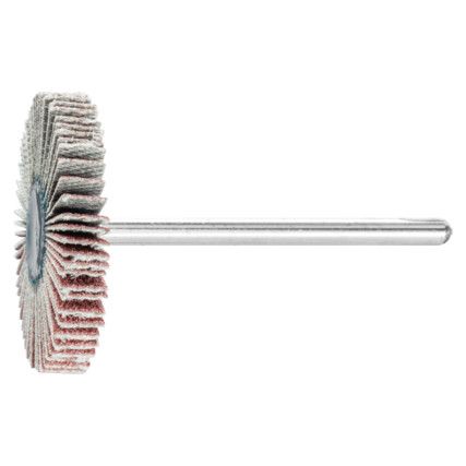 F3005/3, Flap Wheel, 30 x 5mm, P120, Aluminium Oxide, 3mm Shank