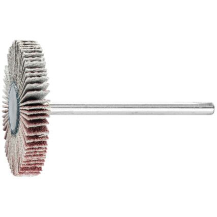 F3005/3, Flap Wheel, 30 x 5mm, P150, Aluminium Oxide, 3mm Shank