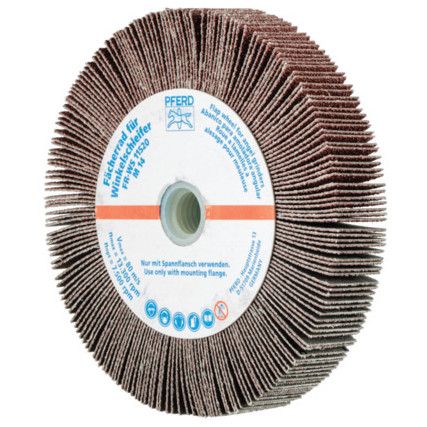 WS11520, Flap Wheel, 115 x 20mm, P60, Aluminium Oxide, M14