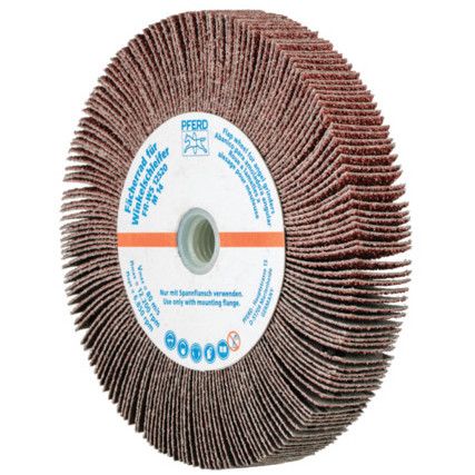 WS12520, Flap Wheel, 125 x 20mm, P40, Aluminium Oxide, M14