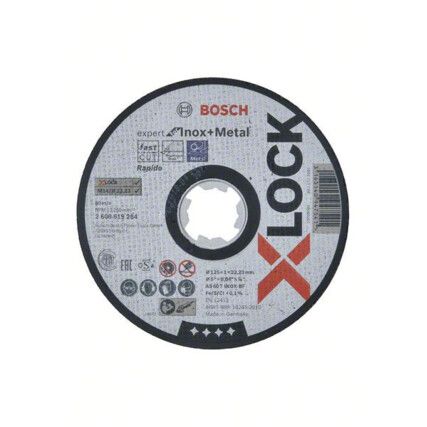 Cutting Disc, X-Lock Expert, 30-Medium/Coarse, 115 x 2.5 x 22.23 mm, Type 42, Aluminium Oxide