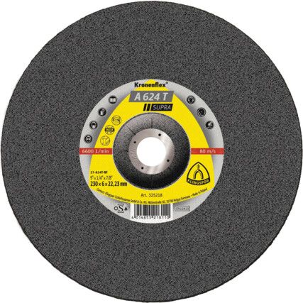 A624T GRINDING DISC DPC230X6X22MM