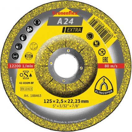 A24 EXTRA CUTTING DISC DPC125X2.5X22MM