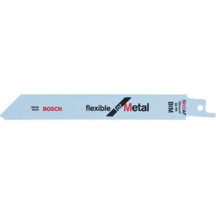 S 922 AF Flexible for Metal Sabre Saw Blades 150 x 9 x 0.9mm  (2608656013) PK-5