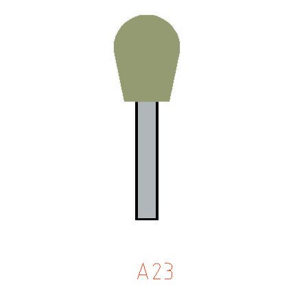 A23 MOUNTED POINT SHAPE A