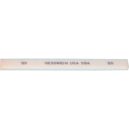 OT5204, Gesswein Stone, Rectangular, Aluminium Oxide, 220 Grit, 13 x 6 x 150mm