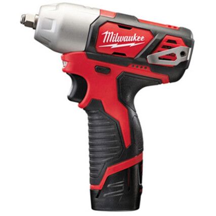 M12 BIW38-202C Cordless Impact Wrench, 3/8in. Drive, 12V, Brushless, 135Nm Max. Torque, 2 x 2.0Ah Batteries