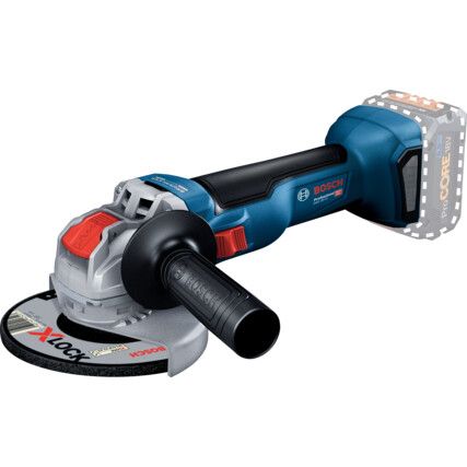 GWX 18V-10 Professional 5" (125mm) Cordless Angle Grinder XLOCK Disk Change System