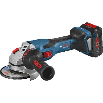 GWS 18V-15 SC 125mm BITURBO Cordless Brushless Angle Grinder in L-Boxx, Body Only Version - No Batteries or Charger Supplied