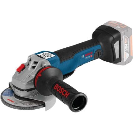 GWS 18 V-10 PC 18V 125mm Connection ready Angle Grinder with Paddle Switch Body Only Version - No Batteries or Charger Supplied - 0 601 9G3 E0A