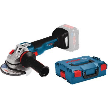 GWS 18 V-10 PSC 125mm Angle Grinder with Paddle Switch in L-Boxx Body Only Version - No Batteries or Charger Supplied -  0 601 9G3 F0B