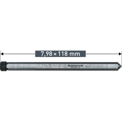 EJECTOR PIN 7,98X118MM- PACKING UNIT 2 PIECES