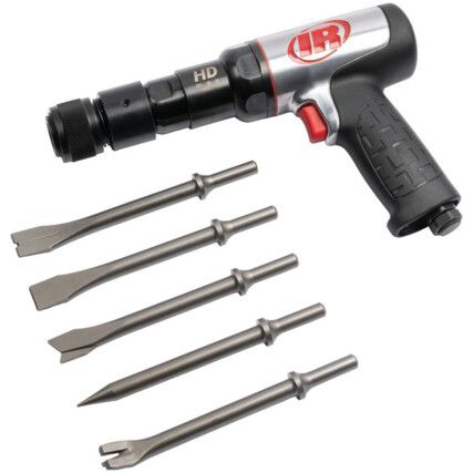 AIR HAMMER WITH QUICK CHANGE 2600BPM WITH CHISEL SET (ST-5)