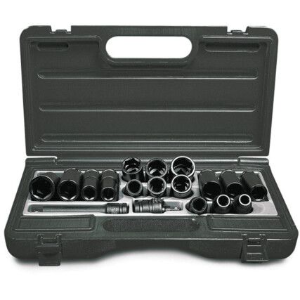 1/2in. Metric Universal Socket Set, CR-MO Steel (ST-18)