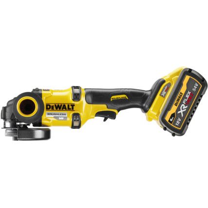 54V XR FLEXVOLT HIGH POWER 125MM ANGLE GRINDER 2 X 6AH