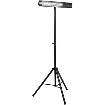 Universal Halogen Heater, With Control & Stand