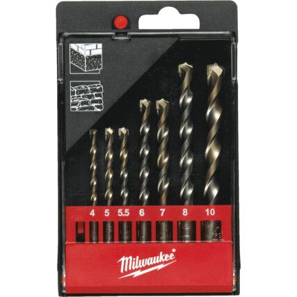 concrete drill bit set, set of 8