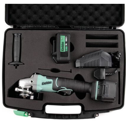 115mm 18v TYPE18 Angle Grinder, 2x 5.0Ah Kit