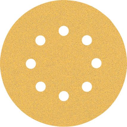 2608900805  EXPERT 125MM P80 DISCS FOR R/O SANDER 8HOLE (PK-5)