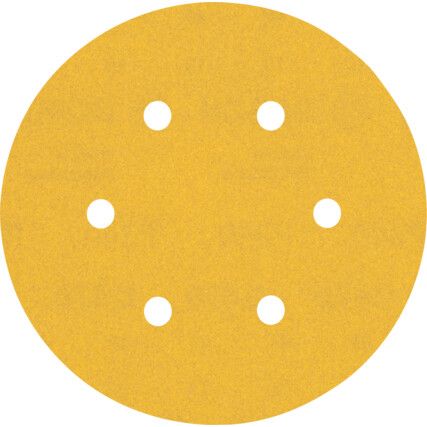 2608900819 EXPERT 150MM P240 6HOLE DISCS FOR R/O SANDERS (PK-5)