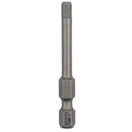 4.0mm Hex Screwdriver Bit Extra Hard x 49mm - 2 607 001 733 Pk-3