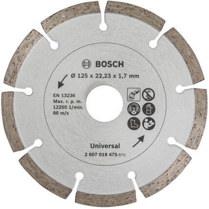 Construction Diamond Disc, 125mm