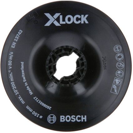 X-LOCK BACKING PAD 115mm HARD