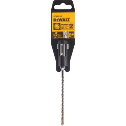 DT9505-QZ, Masonry Drill Bit, EXTREME 2™, 5mm x 160mm, SDS-Plus
