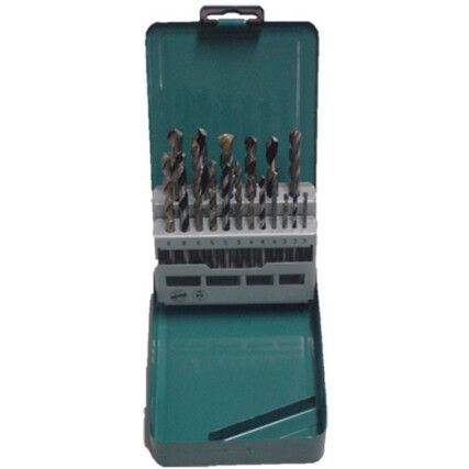 D-47173, Drill Bit Set, 4-10mm, Parallel Shank, Set of 18