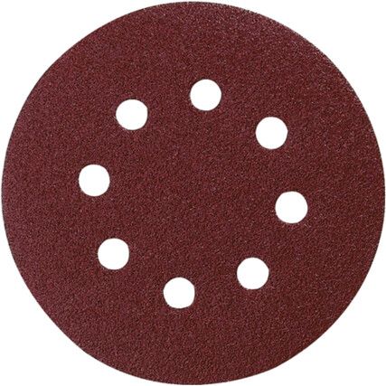 Coated Disc Pack, P-43664, 125mm, Aluminium Oxide, P120, Hook & Loop, 50 Pack