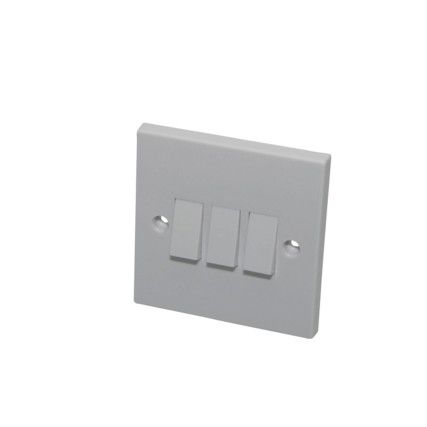 PPLS3G2W LIGHTSWITCH 3-GANG 2 WAY 10AX