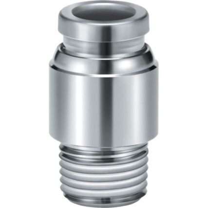 KQG2S04-M5 STAINLESS HEXAGON FITTING 4mm M5