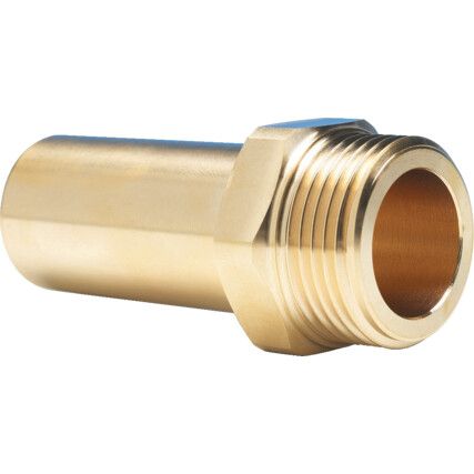 28mmx1" BSPT RINGMAIN BRASS STEM ADAPTOR