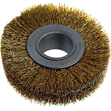 150x21x51mm 30SWG BRASS COATED WIRE BRUSH