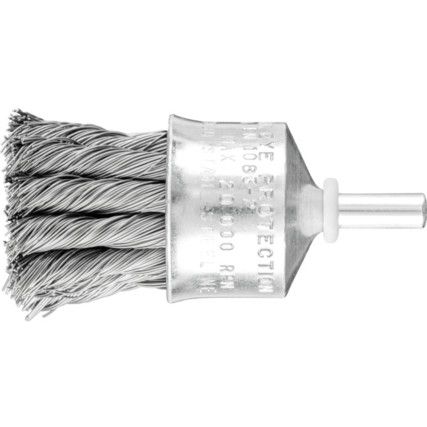 PBG 3028/6 Steel Wire 0.35 SG Shank Mounted Knotted End Brush