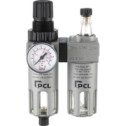 ATCFRL12 1/2 AIR TREATMENT FILTER/REG + LUBRICATOR