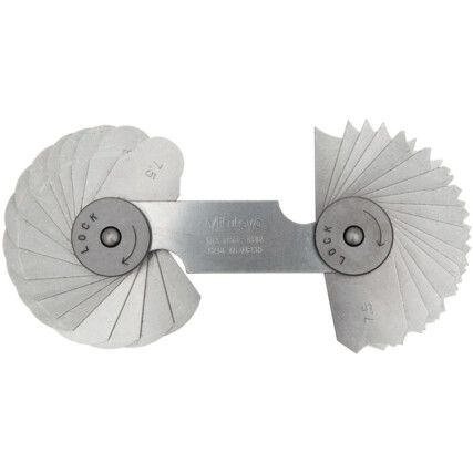 186-106 7.5-15mm (32PAIR OF LEAVES) RADIUS GAUGE