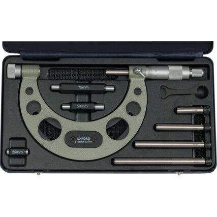 0-100mm INTERCHANGEABLE ANVIL MICROMETER