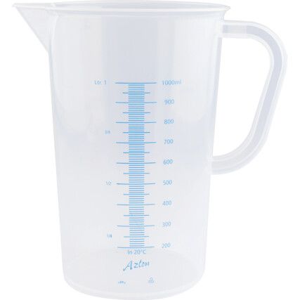 JUG, PP, BLUE PRINT GRADUATIONS 1000ml