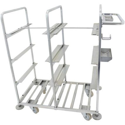 METSAFE PICKING TROLLEY FOR 8 X600X400X250mm CONTAINERS