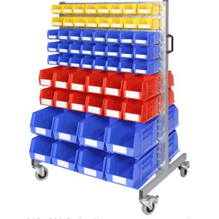 TROLLEY WITH BINS (32 X 1, 48 X2, 24 X 3 & 16 X 4)