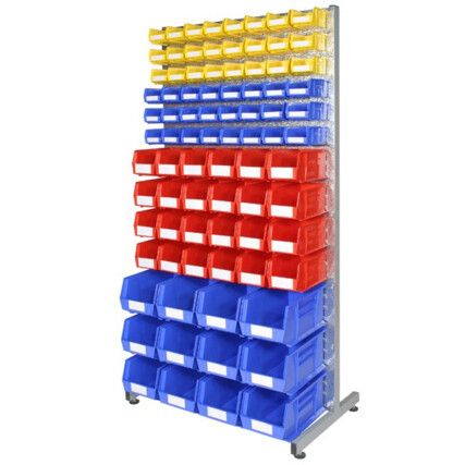 BIN RACK - SINGLE SIDED (24X1,24X2, 24X3, 12X4)